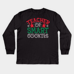 Teacher of smart cookies Kids Long Sleeve T-Shirt